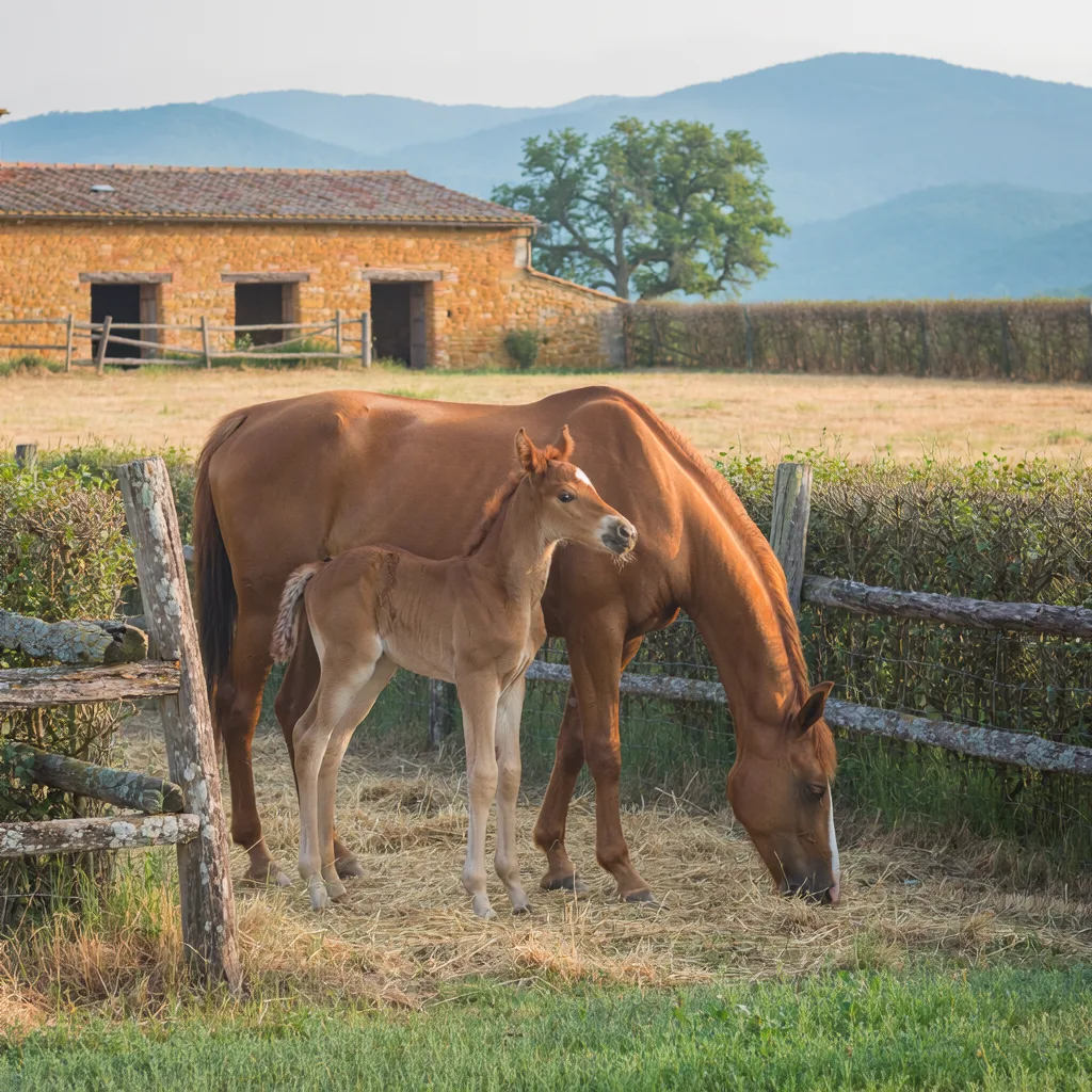 Élevage de chevaux, Les Écuries de Rossinante, Chalain-le-Comtal
