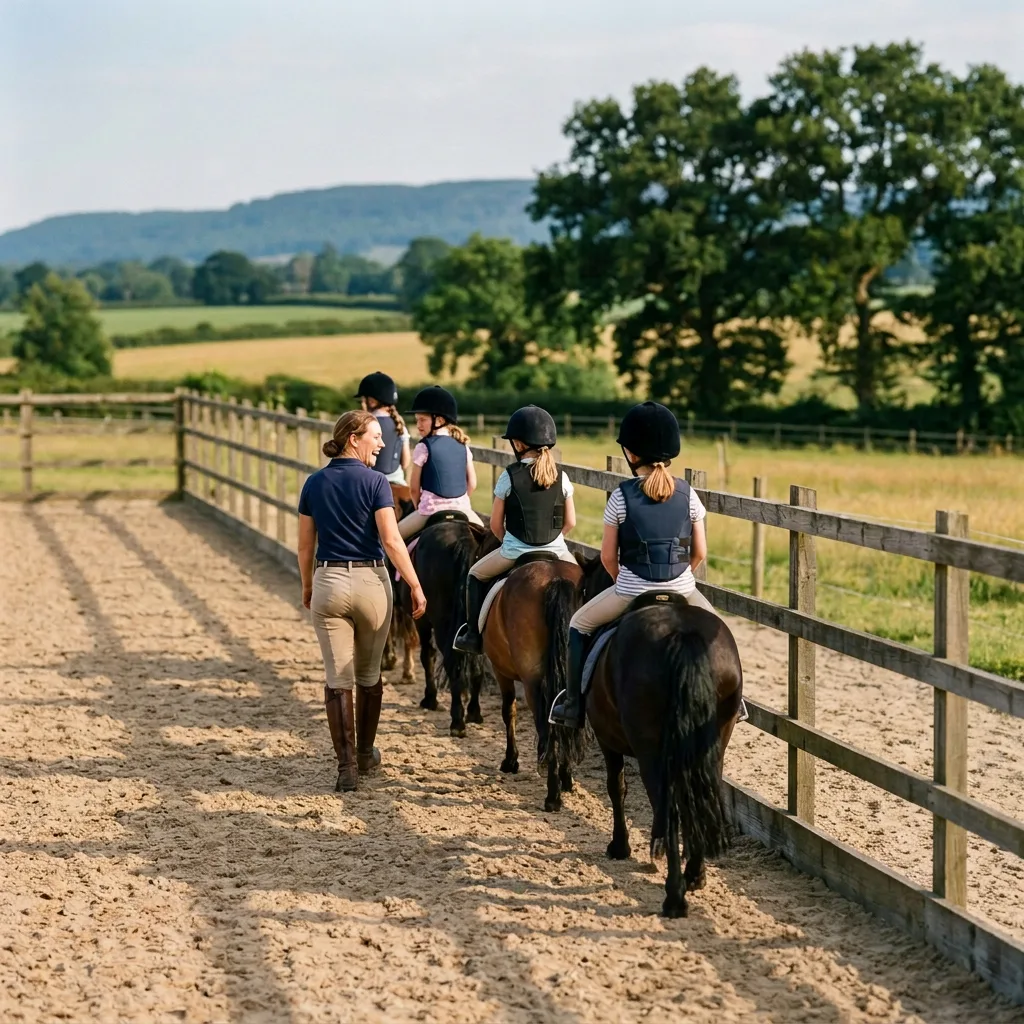 Cours de poney à Chalain-le-Comtal, Loire